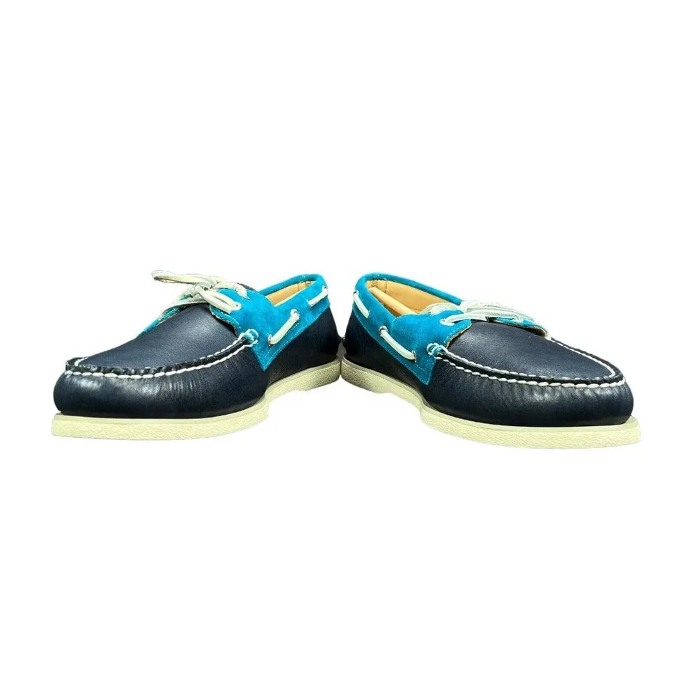 Sperry Gold Cup Authentic Original Nautical Navy Boat Shoes Men's Sizes 10.5-11